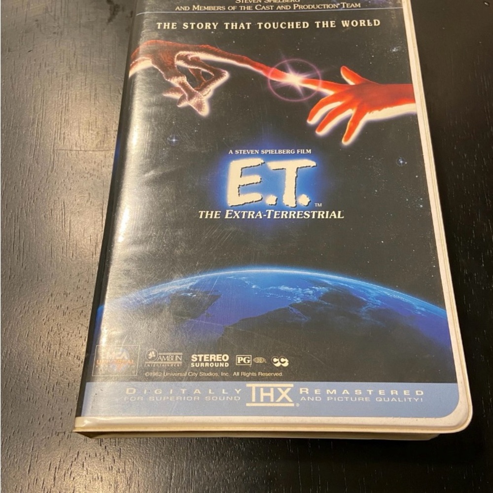 E.T. The Extra-Terrestrial VHS Tape